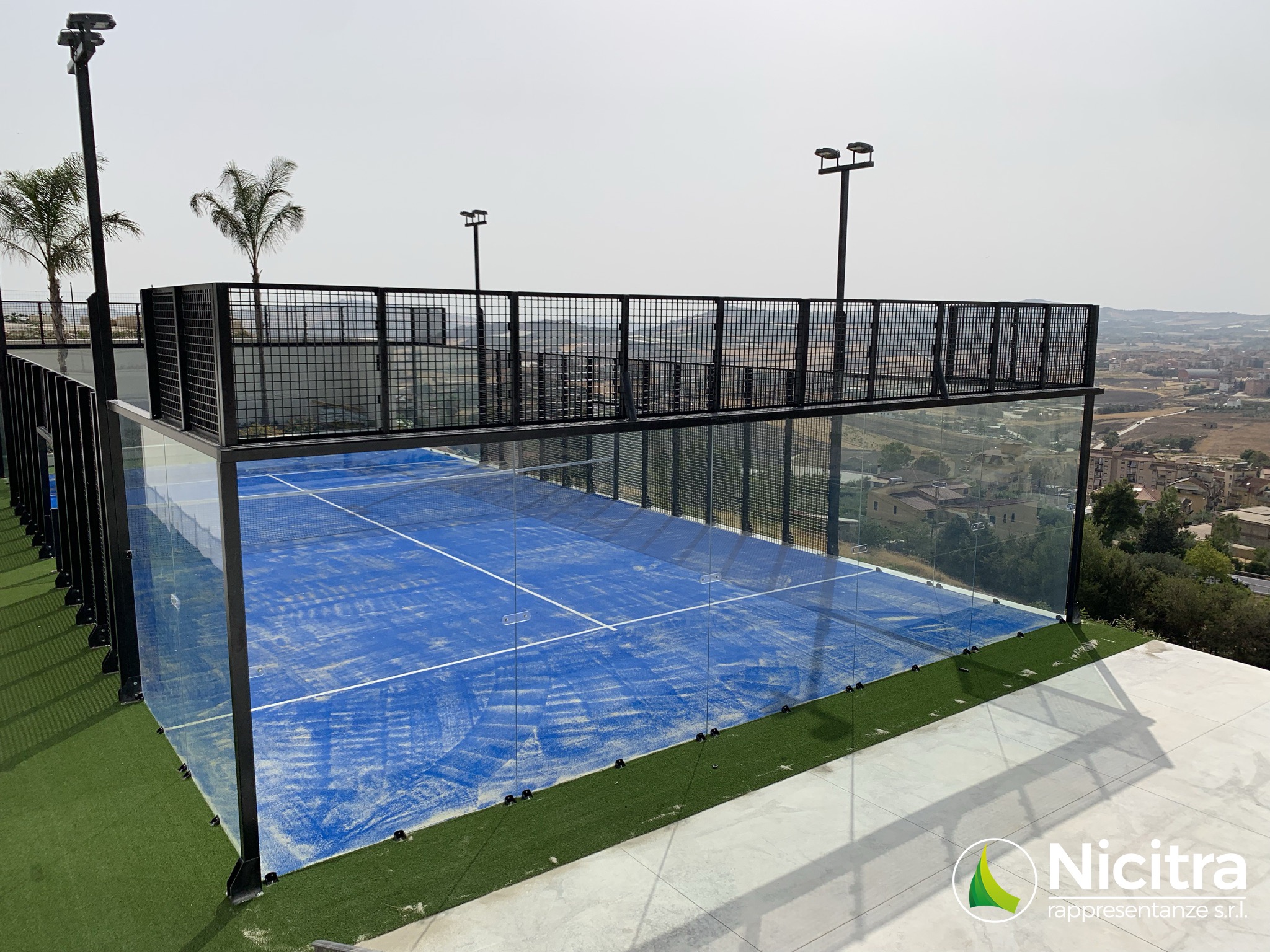 Apri la foto a grandezza naturale Dettaglio del campo da padel