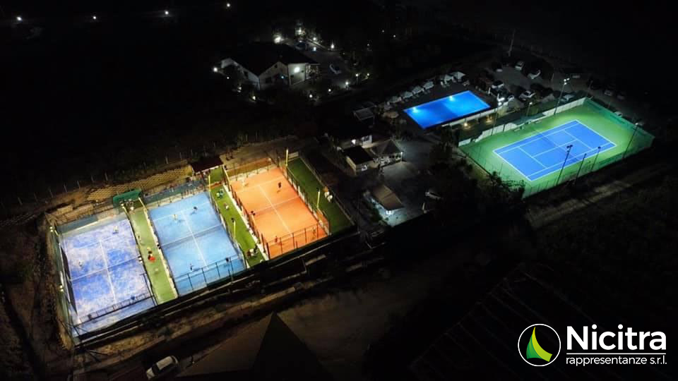 Apri la foto a grandezza naturale Campi da padel - vista dall’alto