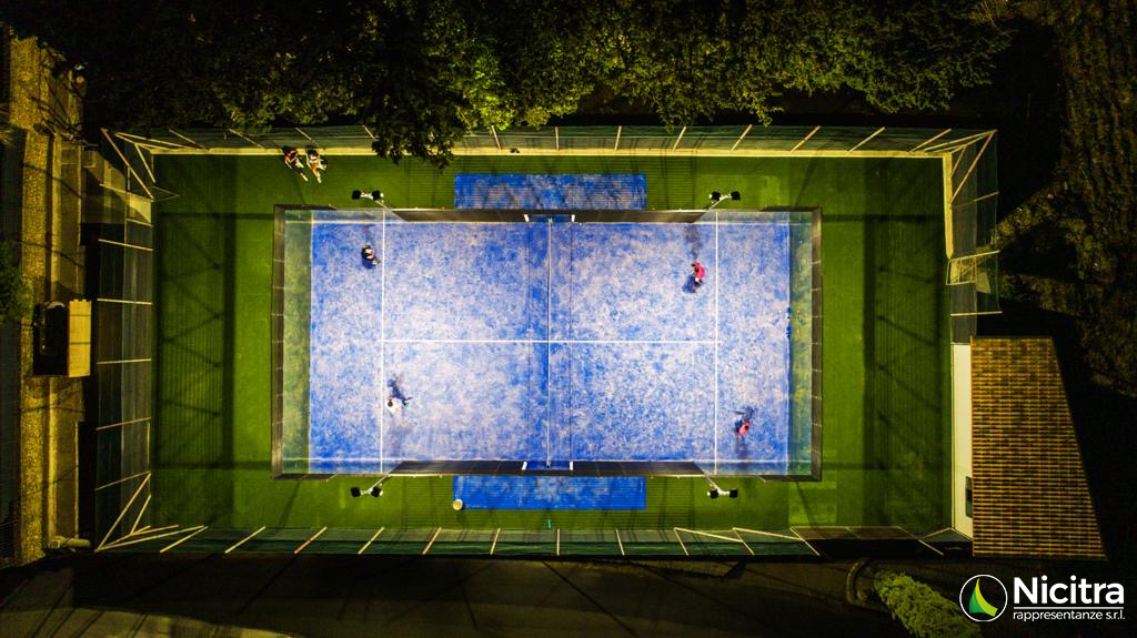 Apri la foto a grandezza naturale Campo da padel - vista aerea